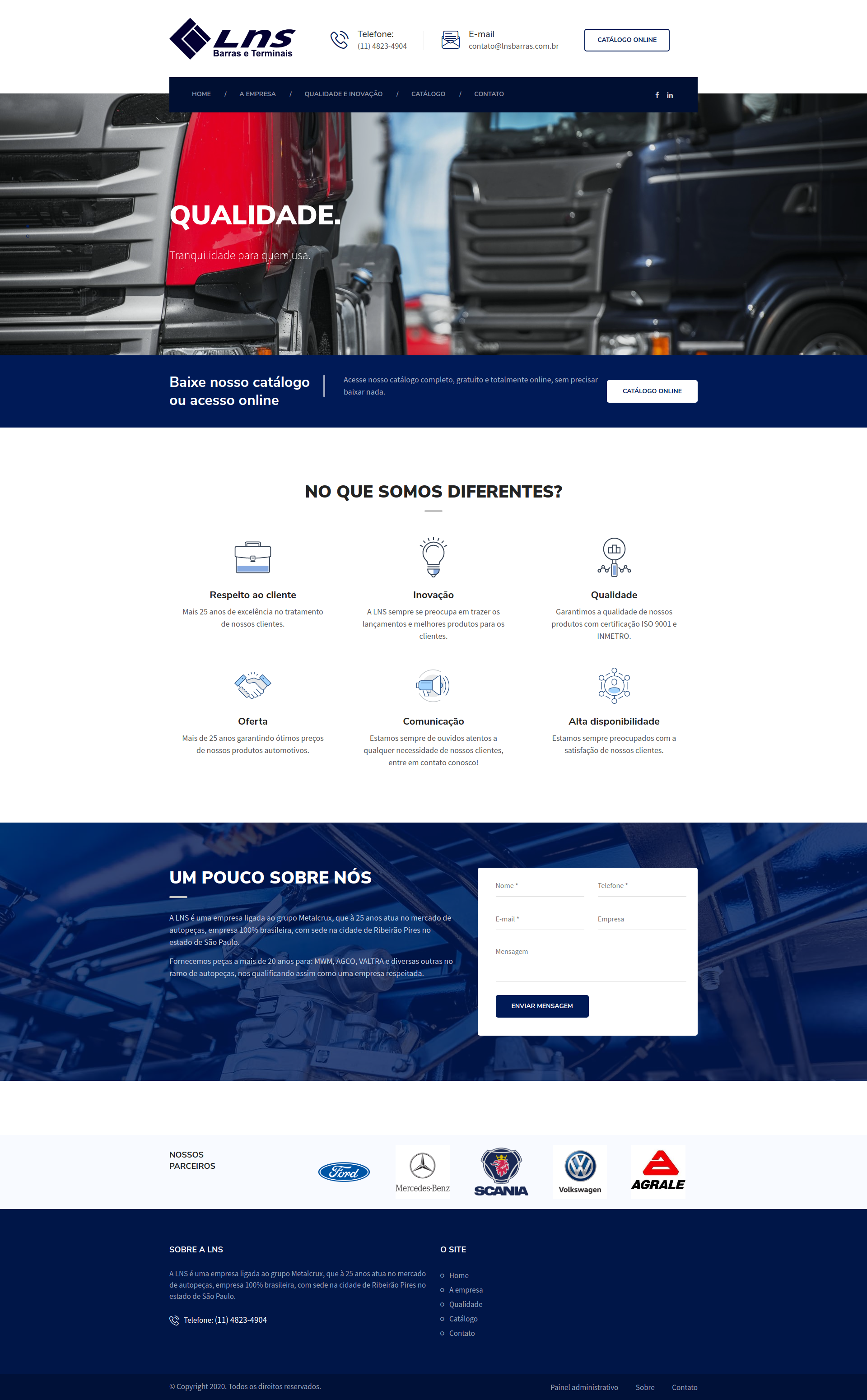 LNS — catálogo de peças automotivas